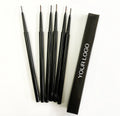 Waterproof Strong Hold Slim Black Brown Brush Vegan Eyebrow Pencil with Private Label