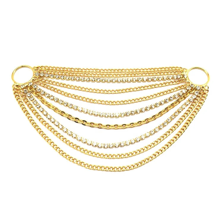 Gold Hardware Bottom Bikini Connector Bikinis Rust-proof Metal Chain For Swimsuit Accessories