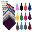 Low MOQ Custom Simple Cheap Price Multicolor Satin Silk Scarf Solid Colors Malaysia Style Bandana Hairscarf