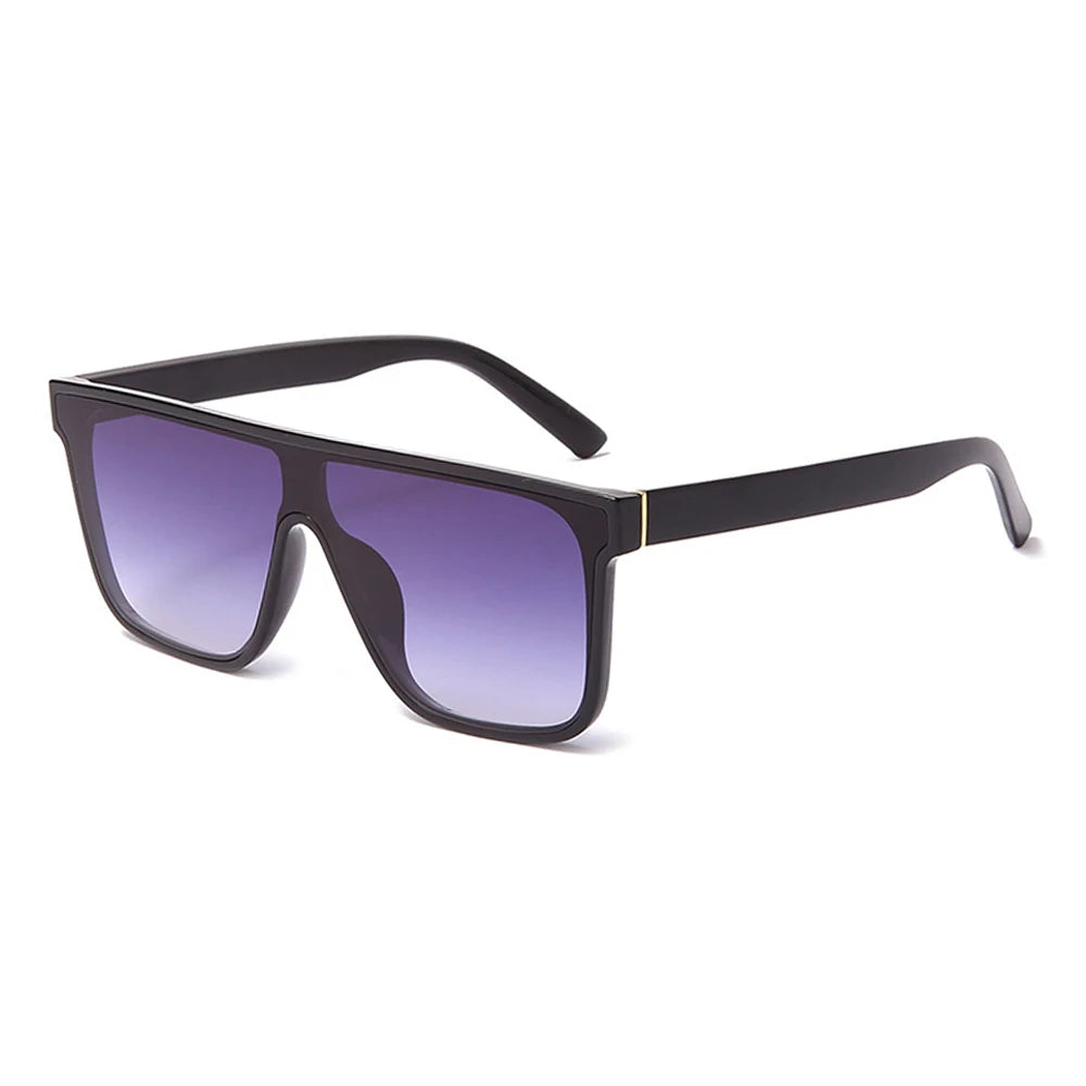 2022 Luxury Customized logo Sunglasses Mens Fashionable One Lens Vintage Designer Square Sunglasses for Men Women