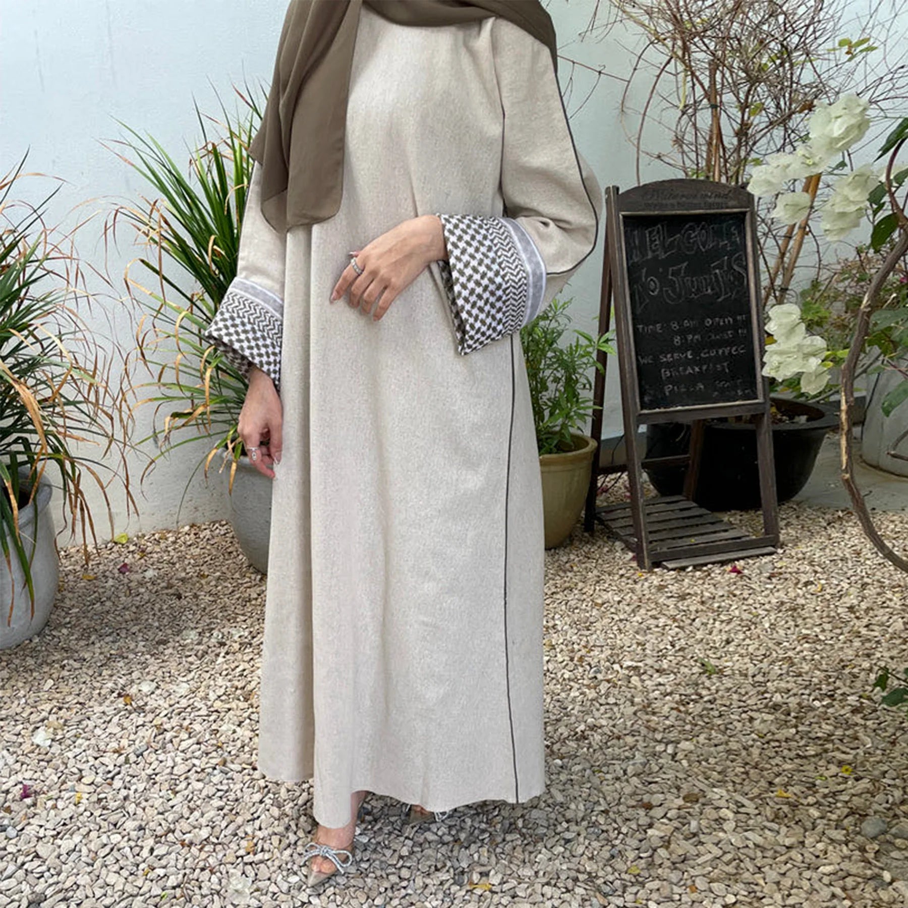 Custom Label Women's K206 Coat New Luxury 7 Colors Positioning Embroidery Moroccan Caftan Muslim Women's Boubou Kaftan