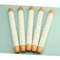 Hot Sale Silicone Wheat Flour Embossing Texture Patterns Rolling Pin Wood Handle With Color Particles Xmas Holidays