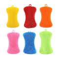 Reusable Non Stick Silicone Sponge Dish Brush Double Sided Cleaning Tool Cleaning Sponges for Dishes Kitchen Dishes Fruit