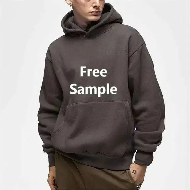 Fashion Winter Heavyweight 480GSM 100% Cotton Unisex Hoodie Men's Thickened Fleece Drop Shoulder Basic Digital Printing Custom