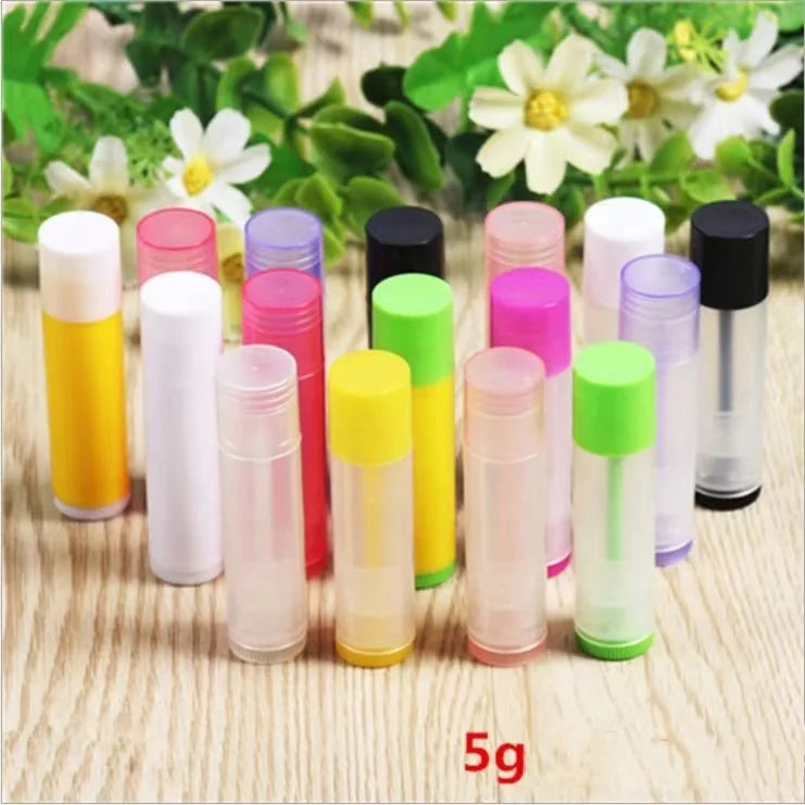 Low MOQ 5g DIY Lip Gloss Empty Container PP Lipstick Tubes for Sunscreen Eye Cream Shampoo Liquid Lipstick DIY Cosmetic Products