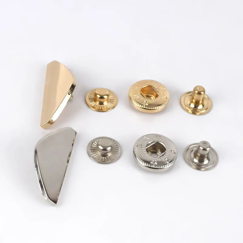 Deepeel KY647 Zinc Alloy Snap Press Studs Buttons for Coat Down Jacket Snap Fastener