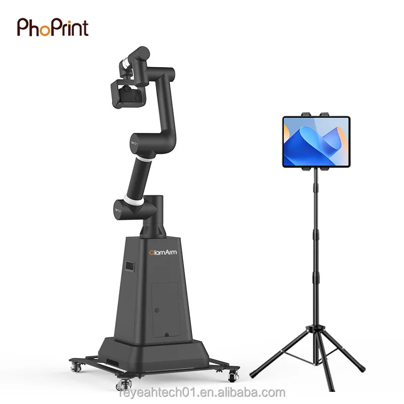 Glambot Welding Cobot Camera Robot Arm 6 Axis Photography for Big Party Photo Booth MegaBDM