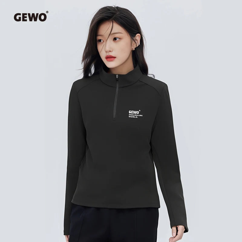 GEWO 59-859A Unisex Long Sleeve Cardigan Phideon Competition Train Sportswear for Men and Women for Table Tennis