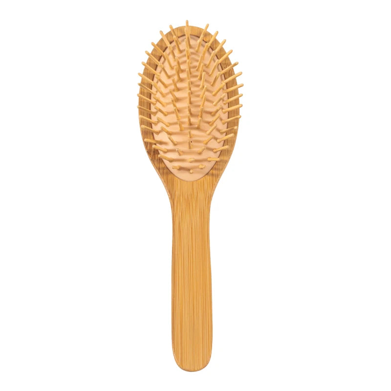 2024 Women's Anti-Static Hair Comb with Scalp Air Bag Brush Detangling Wooden Handle for Home Use