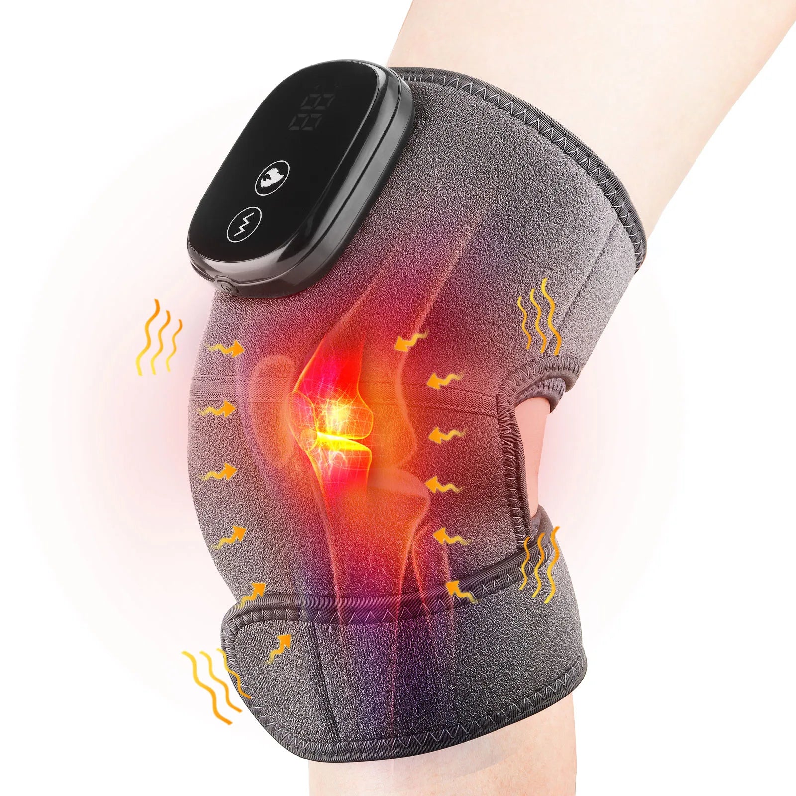Winter Pain Relief Electric Heated Knee Shoulder Pad Massage Fever Moxibustion Elbow Features for Old Rehabilitation Therapy