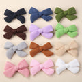 INS Europe and America Knitted Hair Bow Clips for Kids New Wool Bow Hairpin
