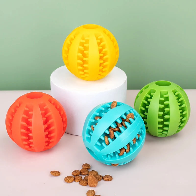 Indestructible Pet Chew Ball Toys for Medium Large Breed Aggressive Chewers Food Grade Pet Toys