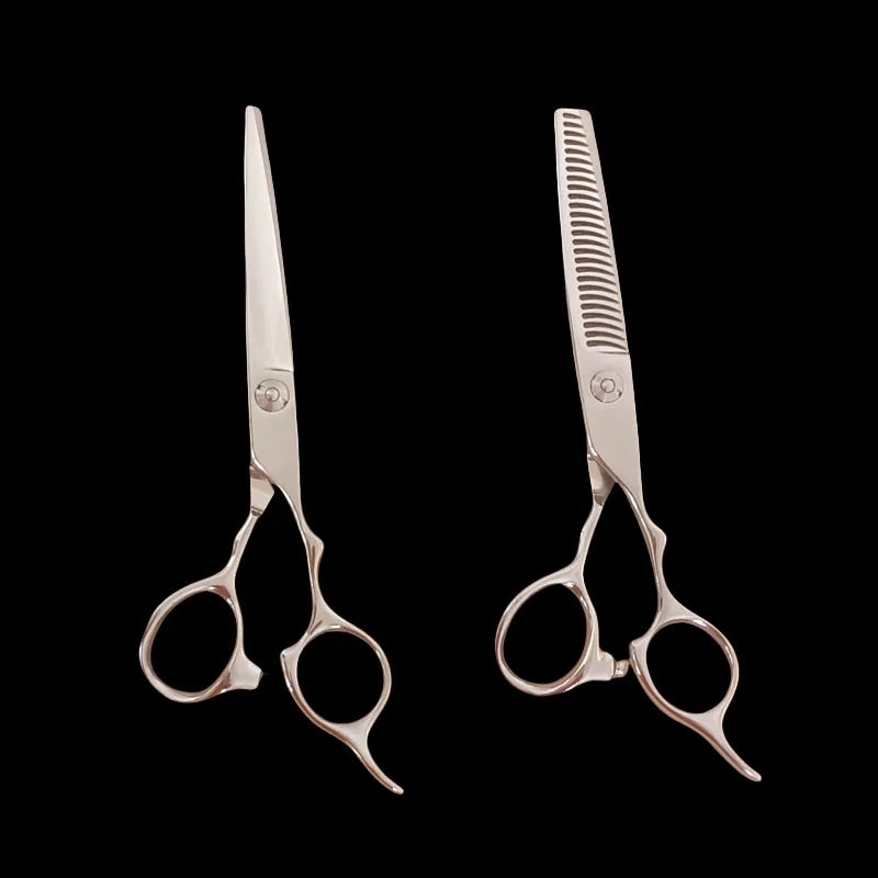 CNC Technology Japan 440C Stainless Steel Professional Hair Cutting Thinning Scissors 59-60 HRC Hair Dressing CW-60/630T