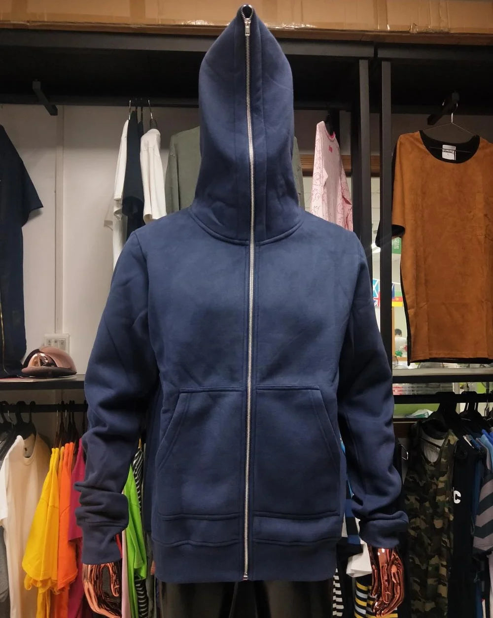 Custom Design logo Heavyweight Blank Full Face Zip Hoodies Wholesalecustom Heavy Weight Fleece Men s Zip up Hoodie for Mens