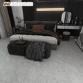 Anti Slip 6mm 7mm 8mm Waterproof Grey Marble Design Click SPC Flooring