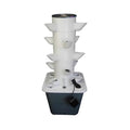 3 Tiers White Simple Family Garden Balcony Vertical Tower Seeder Detachable PP Planting Farm Soilless Greenhouse Hydroponic