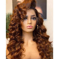 Drop Shipping Fashion Deep Body Wave Pre Plucked Virgin Brazilian Cuticle Aligned Human Hair Lace Front Wigs