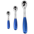 1/4 3/8 1/2 Squared Drive Cordless Ratchet Wrench 72t Auto Repair Spanner Hand Tools