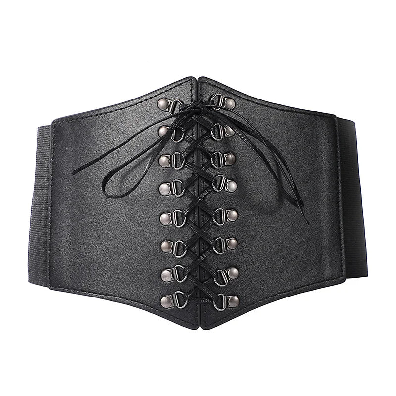 Europe and America Fashion Elastic Waist Wide Belt Custom Various Ladies Retro Corset Belt Decorative Skirt Belt for Women