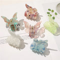 Factory Wholesale Super Fairy Butterfly Hair Claw Colorful Cellulose Acetate Hair Clips for Girls Hair Accessories
