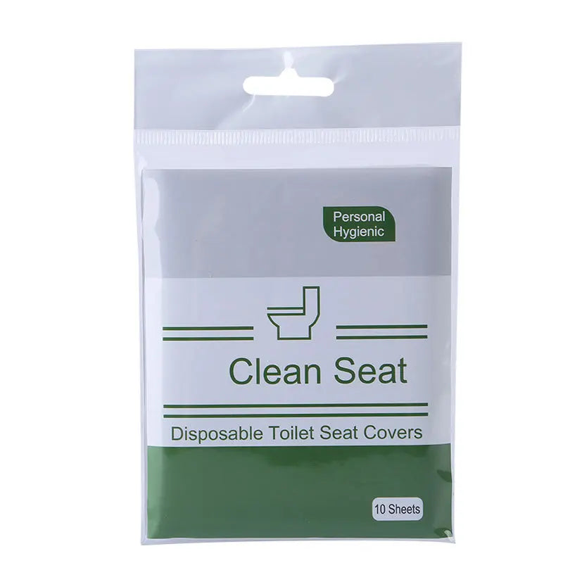 Wholesale Water Soluble Disposable Toilet Seat Cover Personalized Design 10 Pieces of Travel Portable Flushabl Toilet Seat Mat