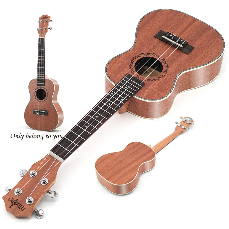 Wholesale Custom Ukulele Concert Saxophone soprano Ukulele 21 " Ukulele Tenor 26 Inch