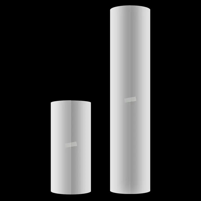 Ocbestjet Factory Direct Sales 100Meter 75U 30CM*100M Roll Pet Film DTF PET White Heat Transfer Film