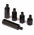M3 M4 Black White Nylon PA66 Plastic Hex Isolation Column Insulation Standoff Spacer
