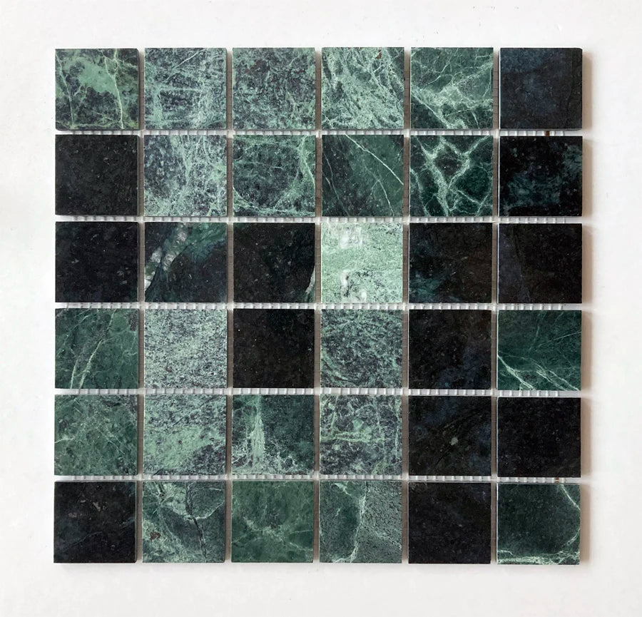 Full Body Dolomite Mosaic Tile for Kitchen Bathroom Swimming Pool Wall Floor Rectangle Green Modern Hotel Apartment 5MM Thick