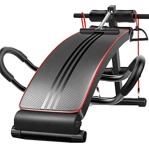 CooSport Home Fitness Equipment Foldable Metal Dumbbell Bench with Sit-Up and Supine Exercise Boards