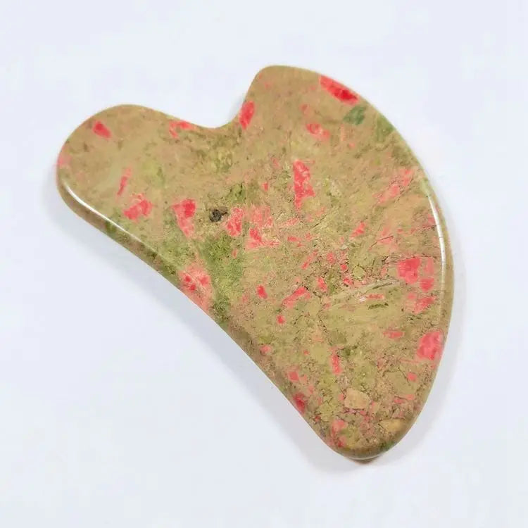 2026 Body unakite Jade Stone Gua Sha Scraping Massage Board Tool Set