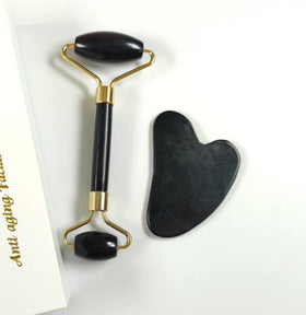 Anti Aging Hot Stone Massage Set Antiaging Genuine Nephrite Green New Jade Roller for Face