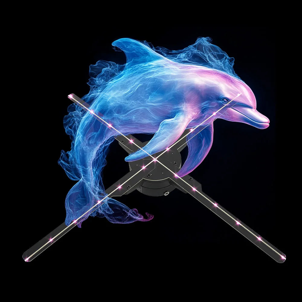 High-Speed Rotation 50cm 3D Hologram Fan With HD Visuals for Captivating Corporate Events and Presentations