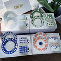 Recommend European Luxury Bone China Coffee & Tea 2 Cups Set for Gift