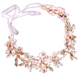 Luxury Crystal Flower Bridal Wedding Headband Elegant Jewelry Accessories