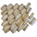 Factory Sale Packing Accessory 5cm Wide 5M Long Burlap Ribbon Roll Braid Hemp Rope Jute Burlap Lace Ribbon for Decoration