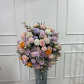 Hot Sale Wedding Decoration Table Centerpieces Deep Red Artificial Rose Flower Ball DÃ©cor Flower Ball