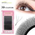 W Shape 3D 4D 5D 6D Natural Eyelash Extensions Tray YY Model Soft Volume Fan Lashes Dark Matte
