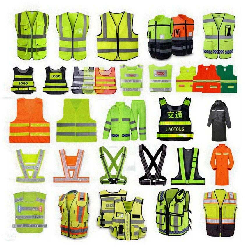 Reflective Running Jacket Casino Uniform Safety Rain Reflective Coats Wholesale Workwear Vest Blue Water Safety Vest