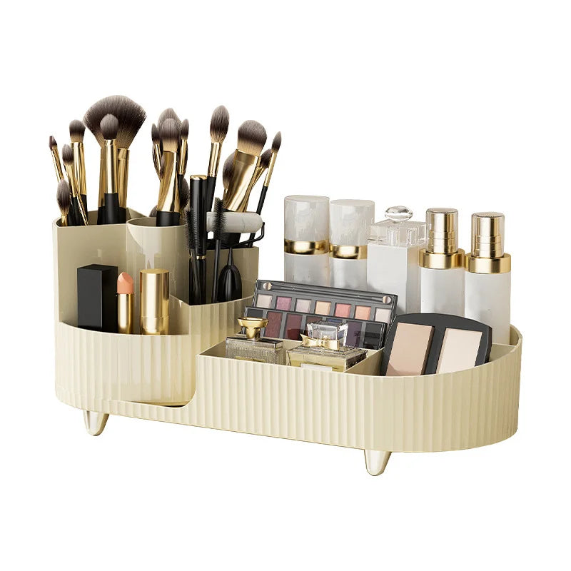 New Large Capacity Household Cosmetic Storage Case Plastic Makeup Holder Organizer for Perfume Skincare Display