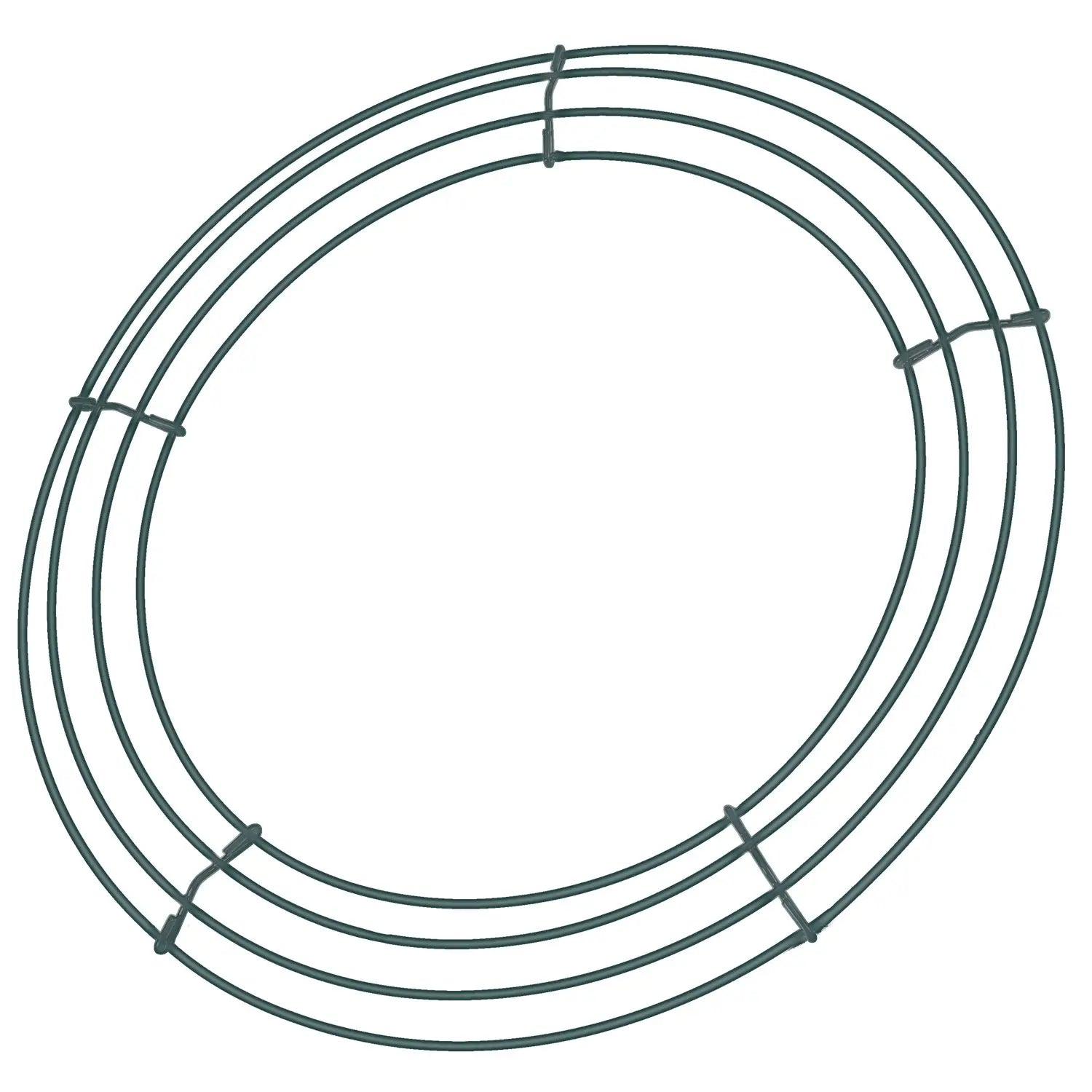 8 Inch Heavy Duty Wire Frame Wreath for Christmas