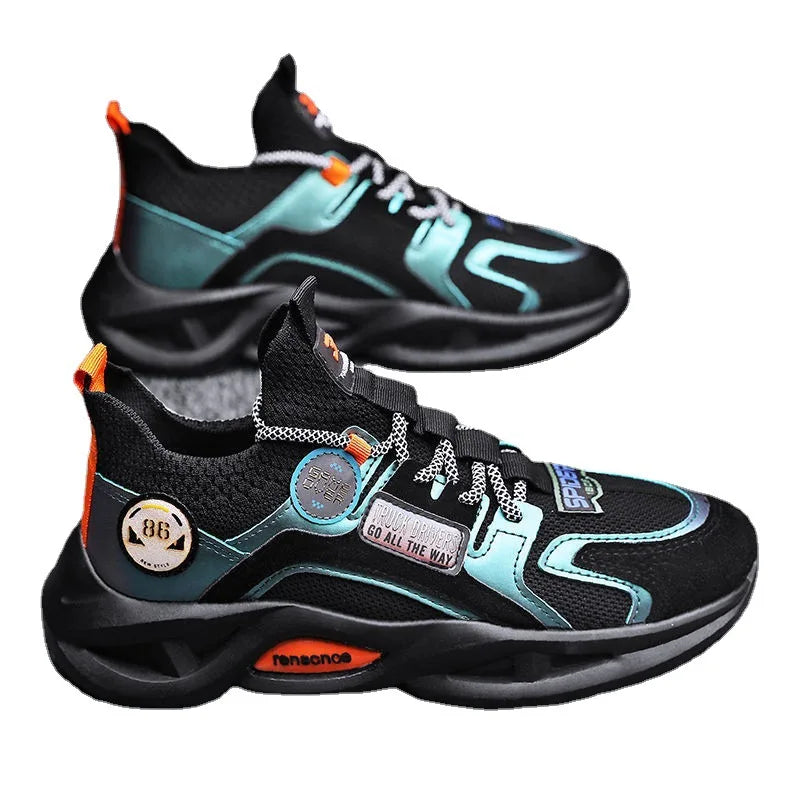 2026 New Design Fashion Shoes Lightweight Breathable Casual Lace up Shoes