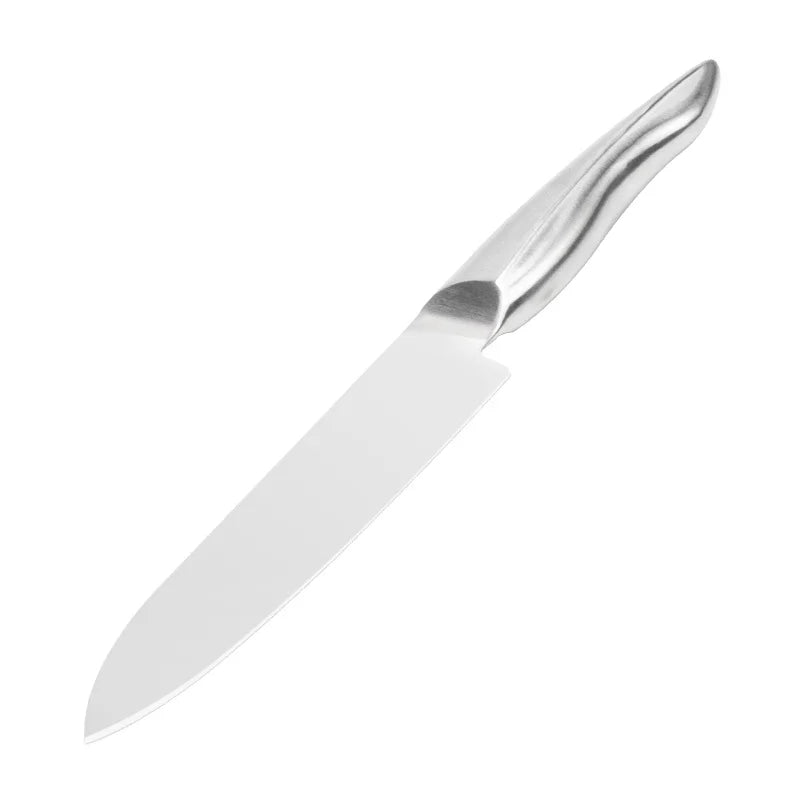7 Inch 3Cr13 Stainless Steel Eco-Friendly Kitchen Santoku Knife with Ergonomic Hollow Handle and Gift Box