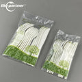 AI6 Disposable Cutlery Set for Parties 20 84 30 86 200 360 3 4 Pcs Rack Plastic Knife Fork Spoon for Back to School