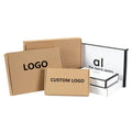 Clothing Kraft Paper Mailer Shipping Box Cardboard Custom Logo Packaging Box with logo