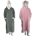 Blanket Hoodie Oversized Hoodie Blanket Sherpa Fleece Wearable Sweatshirt Blanket Hoodie for Women and Men