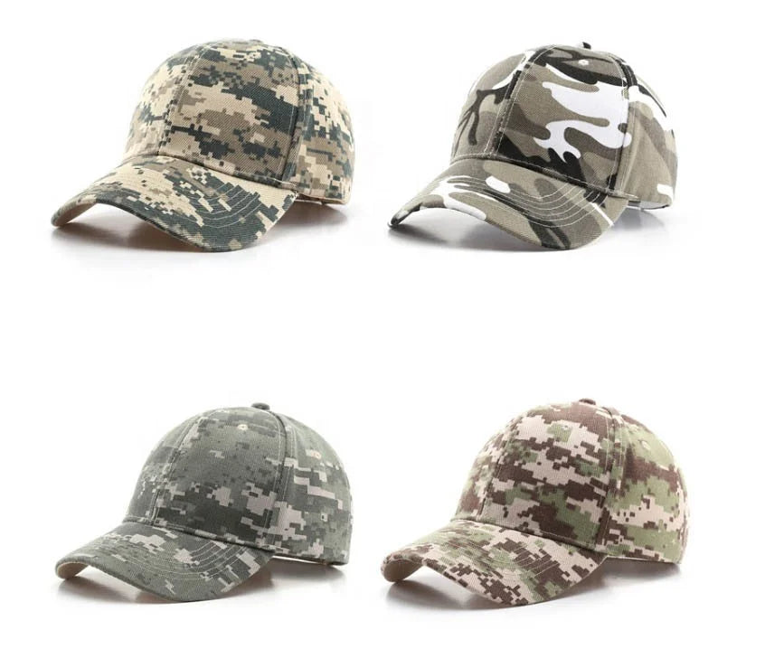 Men's Digital Camo Forest Camo Printed Twill Trucker Hat with Mesh Fabric Common Features