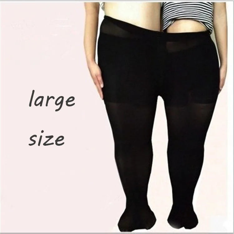 Trample Feet Leggings High Elasticity Brushed Lining Stretch Fleece Pants Women Large Size Thin Warm Leggings