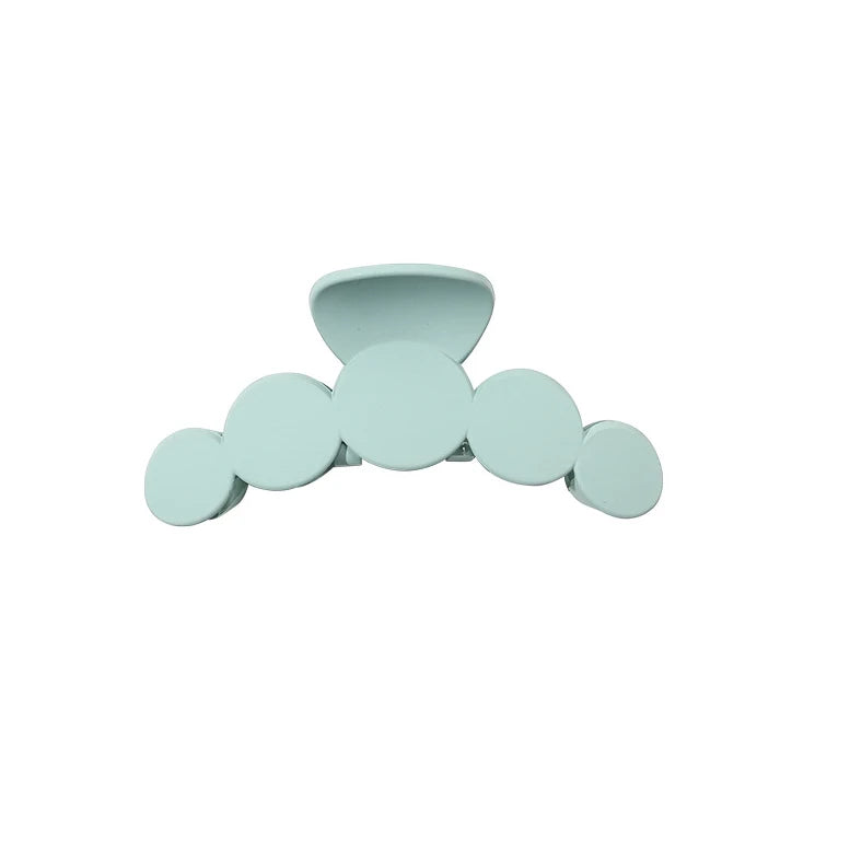 Versatile 10cm Size Korean Style Hair Grip Five Shark Clip Hair Claw Elegant Matte Plastic for Girl Daily Use Hair Decoration