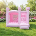 High Quality GZAIRFUN Pink Castle Inflatable Bounce with Slide Kids Soft Play Equipment Ball Pit PVC Material EN14960 Certified